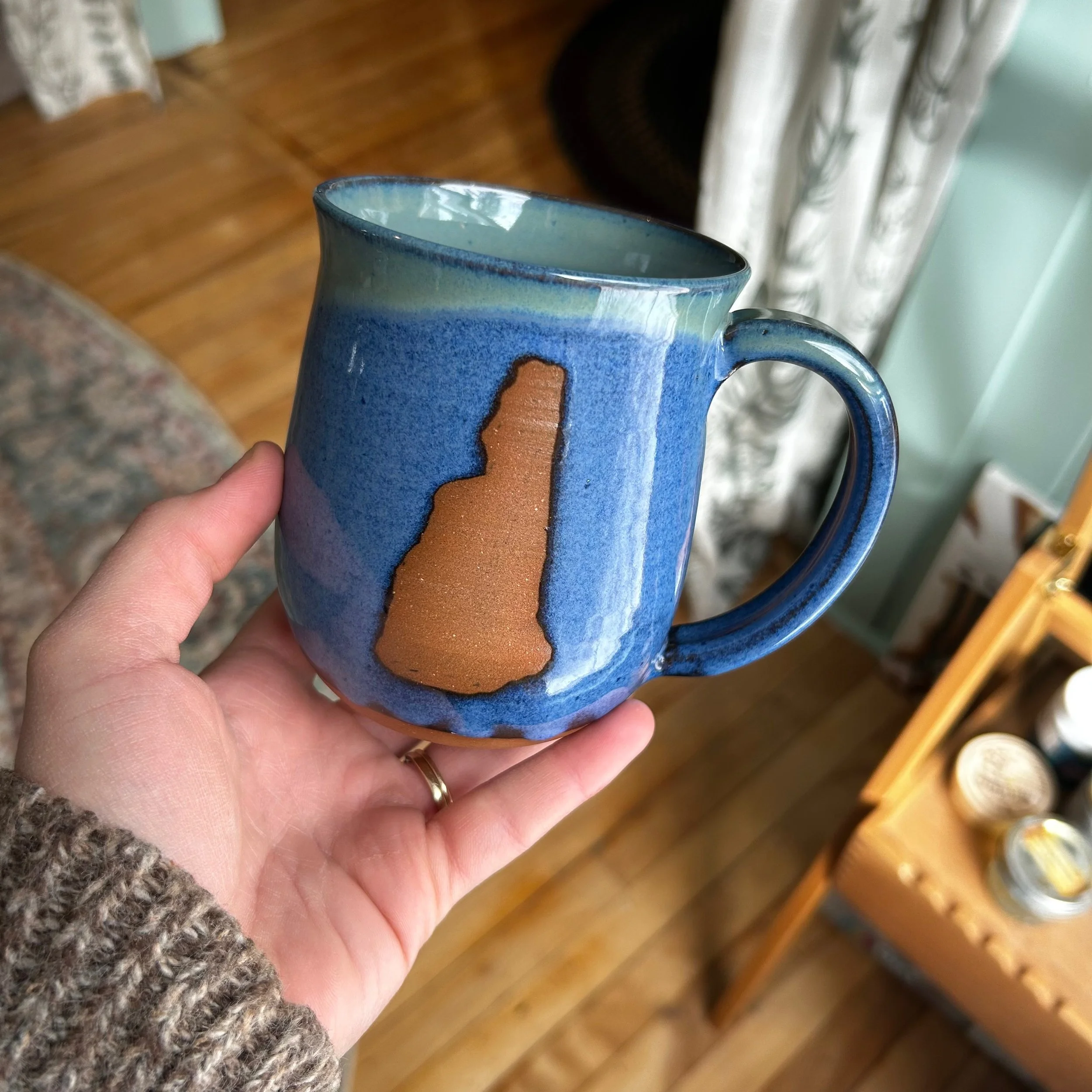 Blue NH Mug