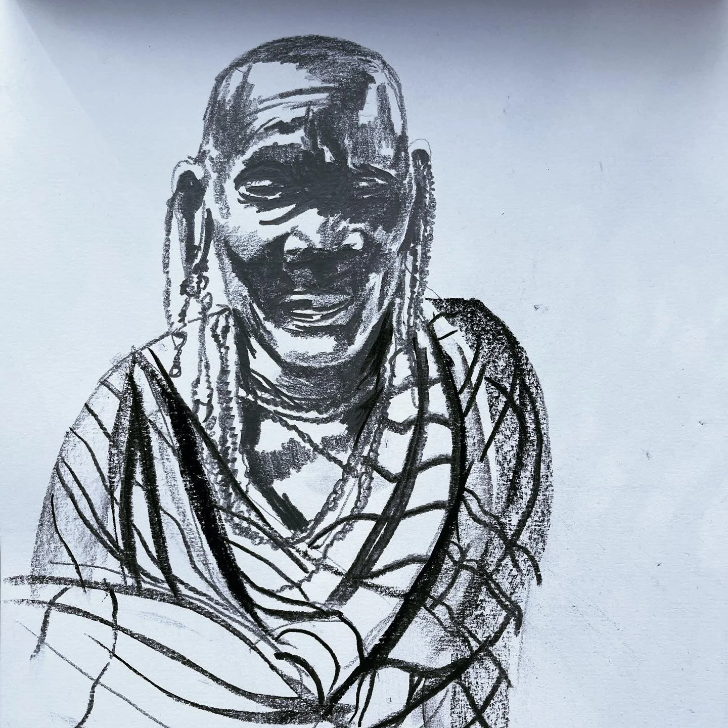 pencil &amp; charcoal sketch flex