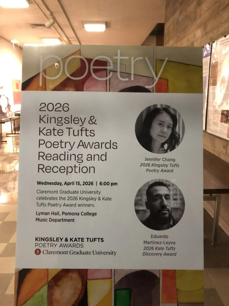 2026 Kingsley & Kate Tufts Poetry Awards Reading and Reception