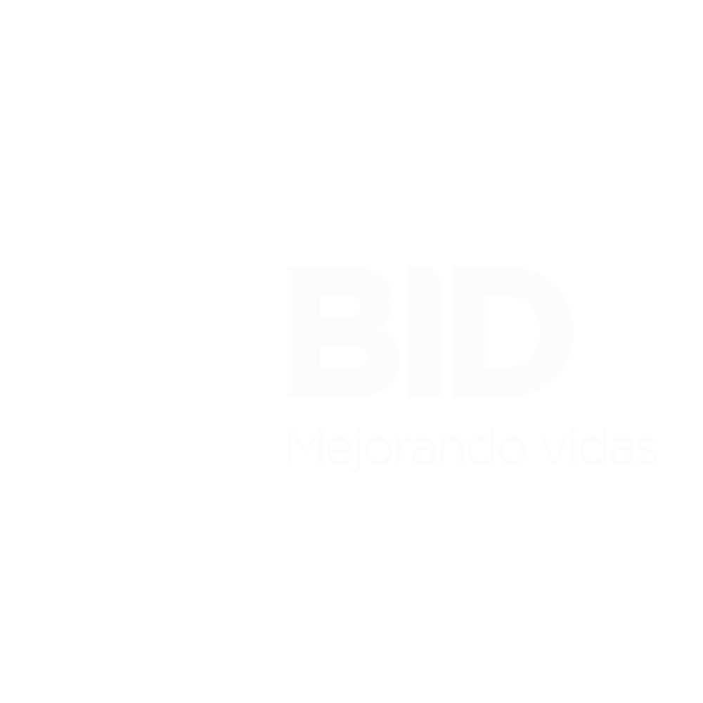 Logo del BID, cliente de DOC Alfombras