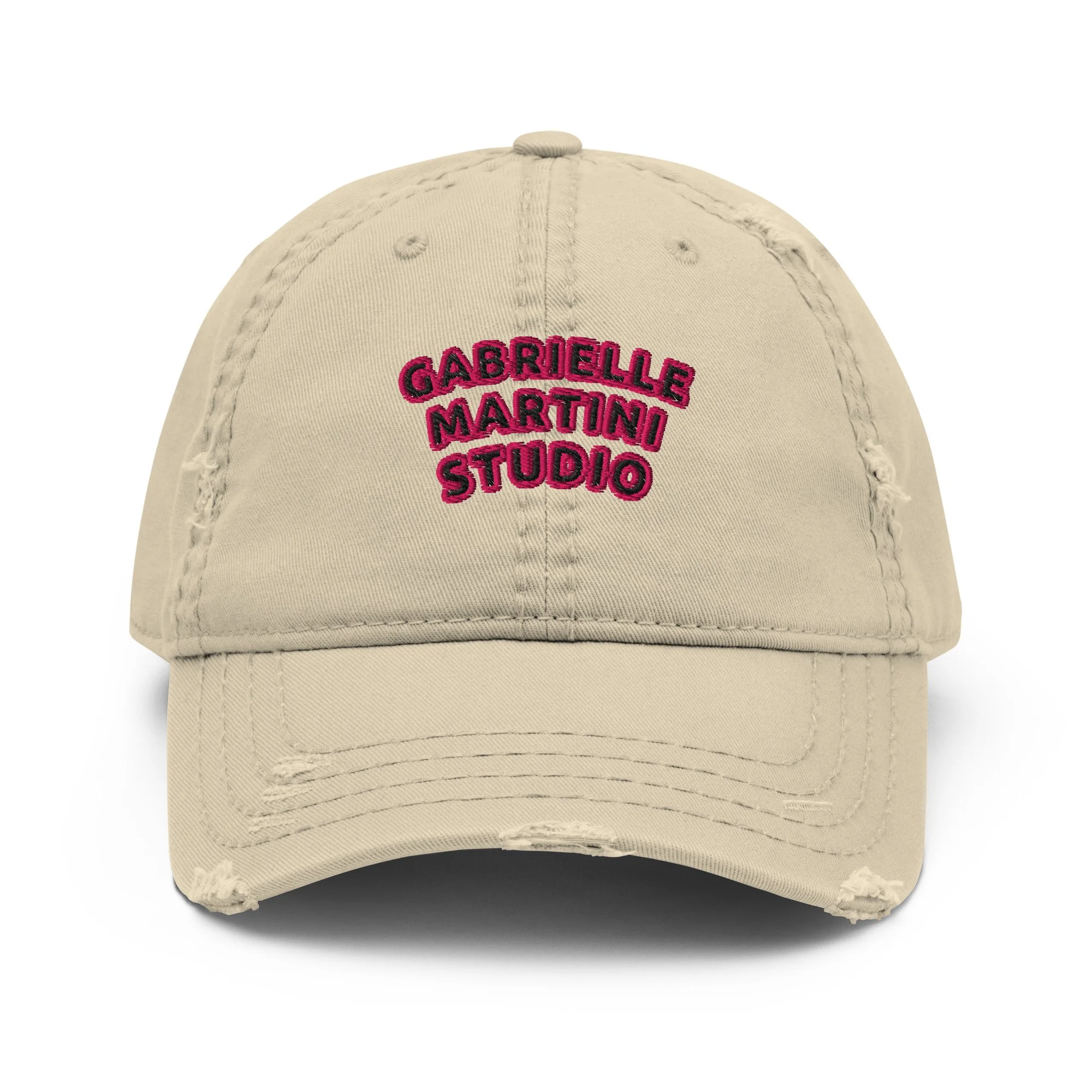 'GMS' DISTRESSED HAT