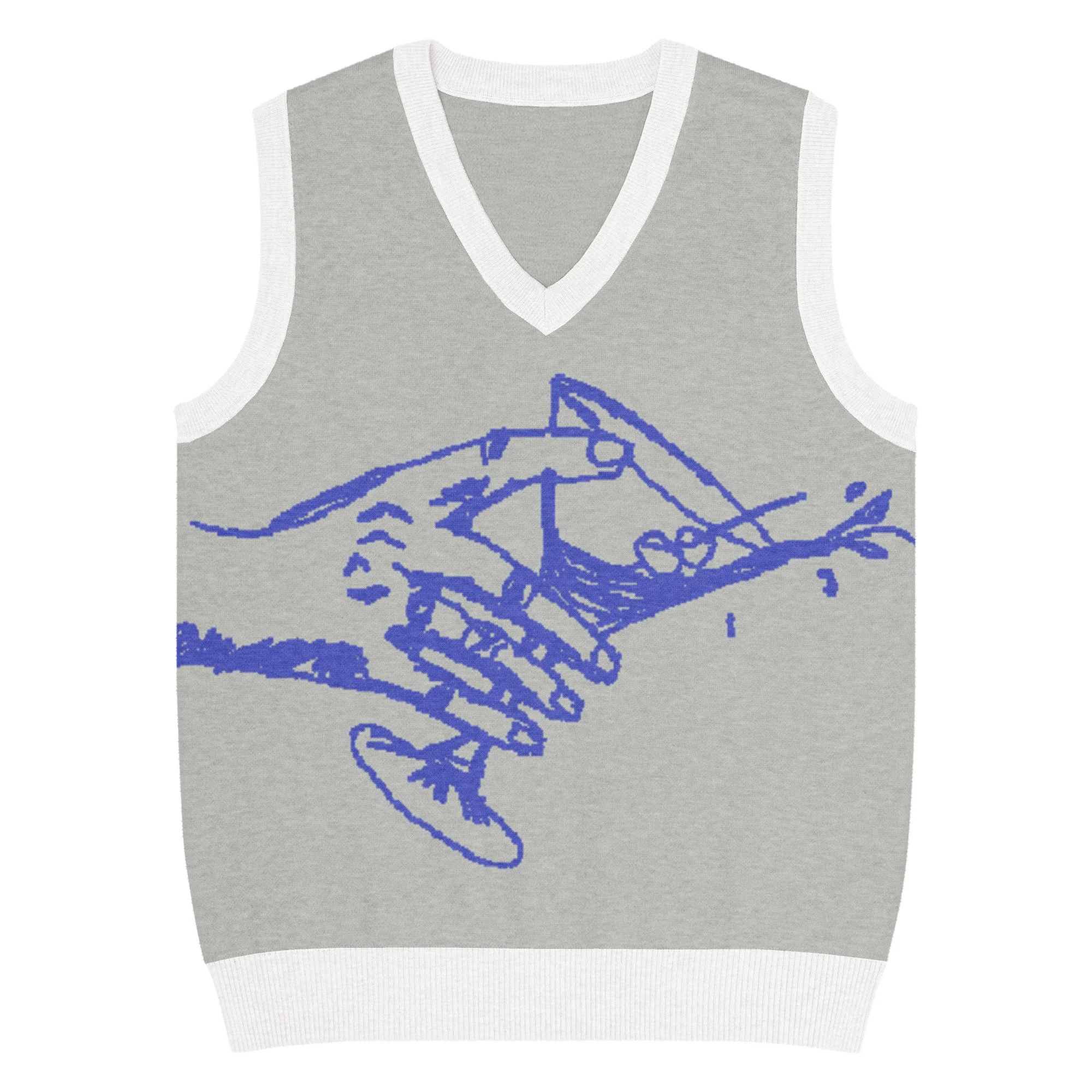 'SPILT IT' KNIT VEST