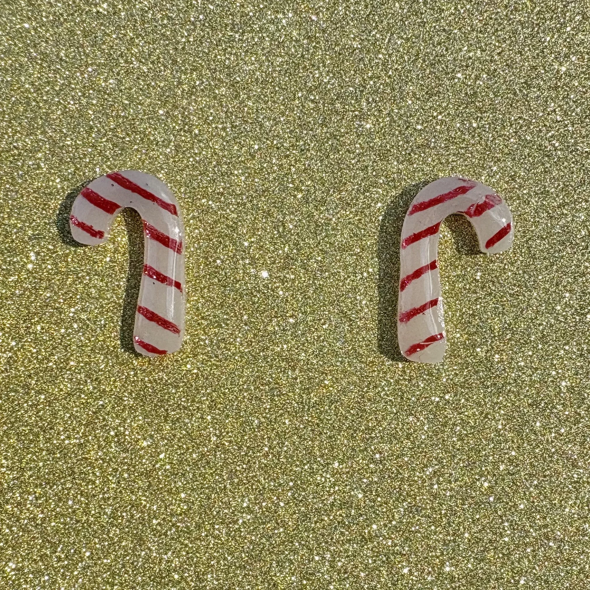 Candy Cane Studs