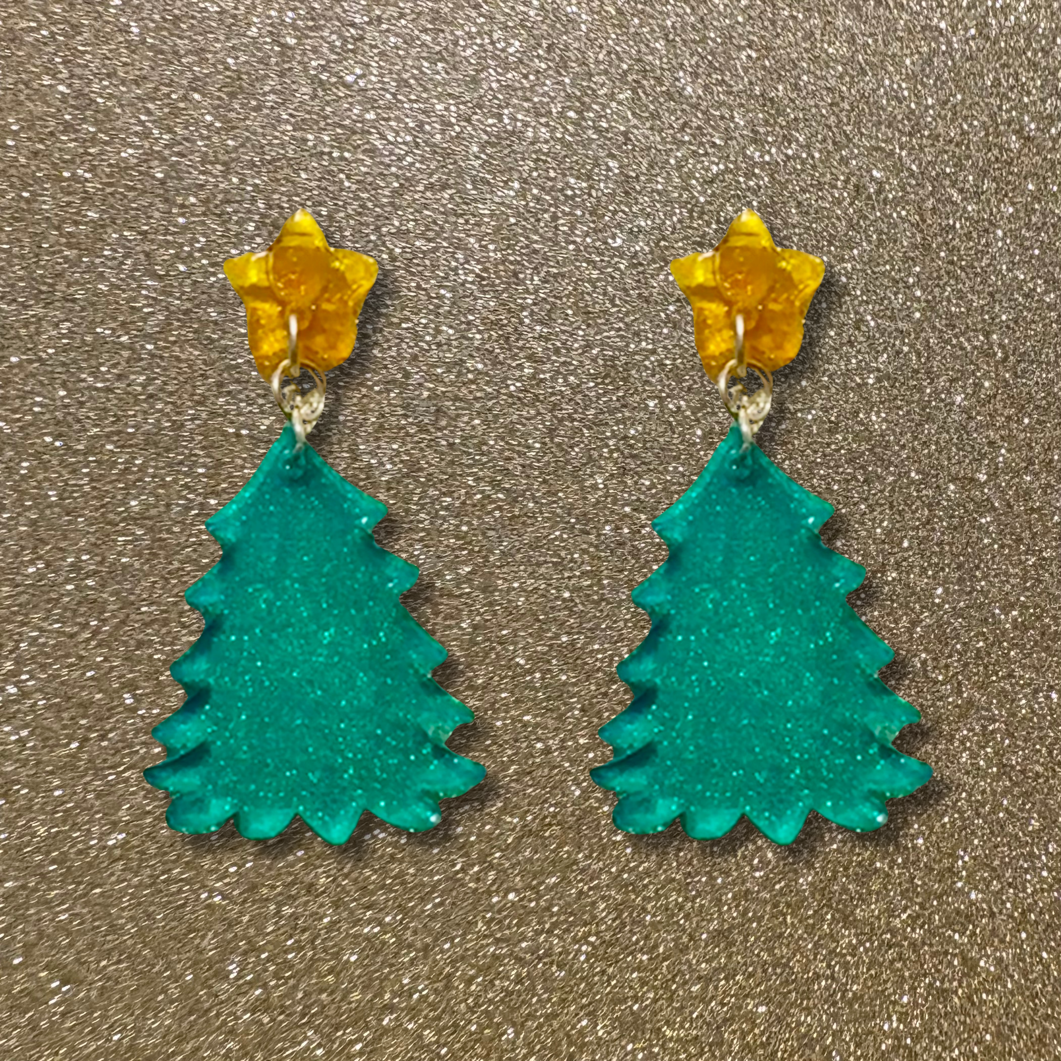 Twinkling Tree Earrings