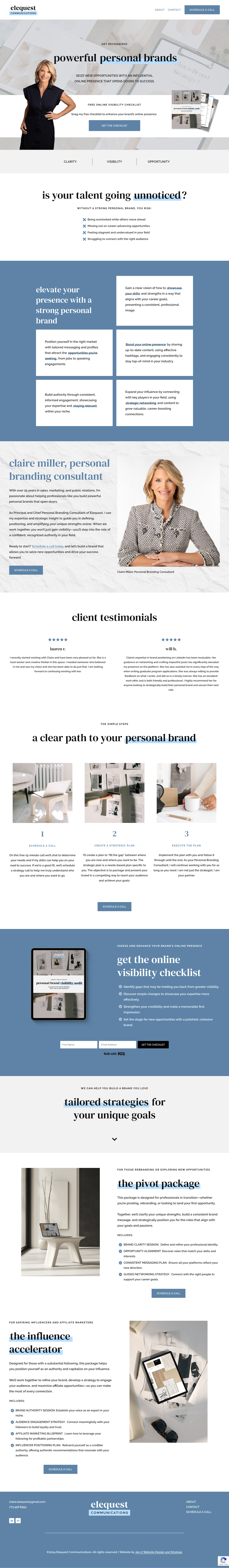 Elequest Communications Homepage