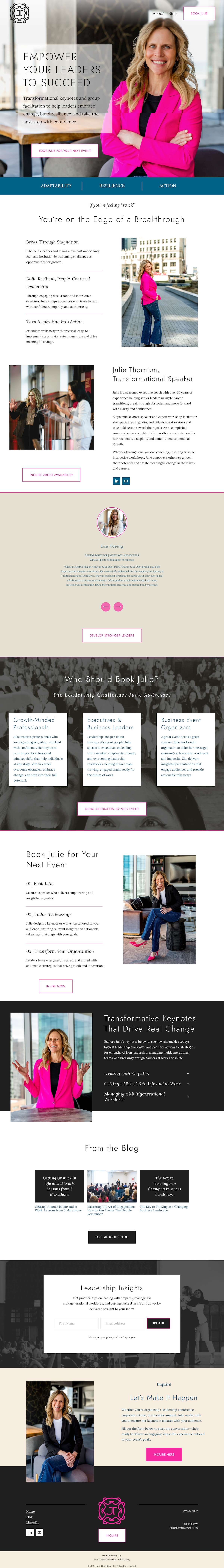 Julie Thornton Homepage