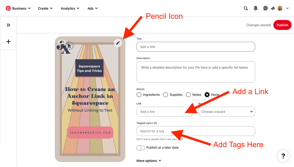 Simple Interest Rearranged Pin A Step-by-Step Guide to Creating an Idea Pin in Pinterest