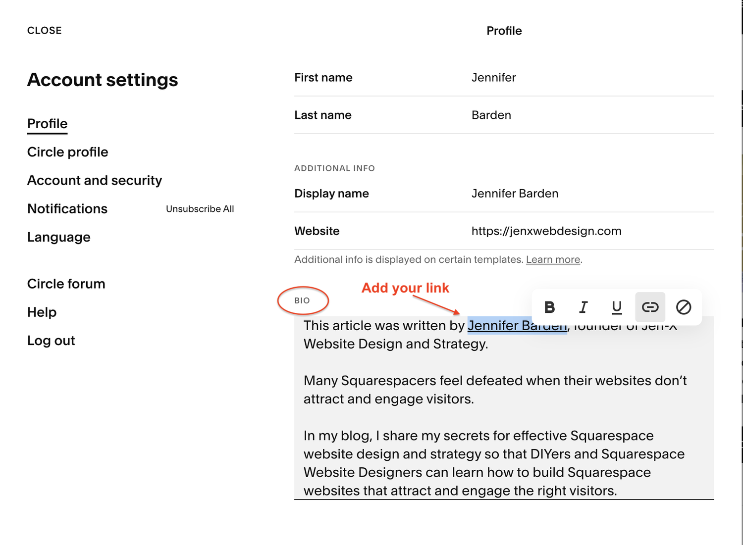 Add an Author Bio to Your Squarespace Blog to Show Authority