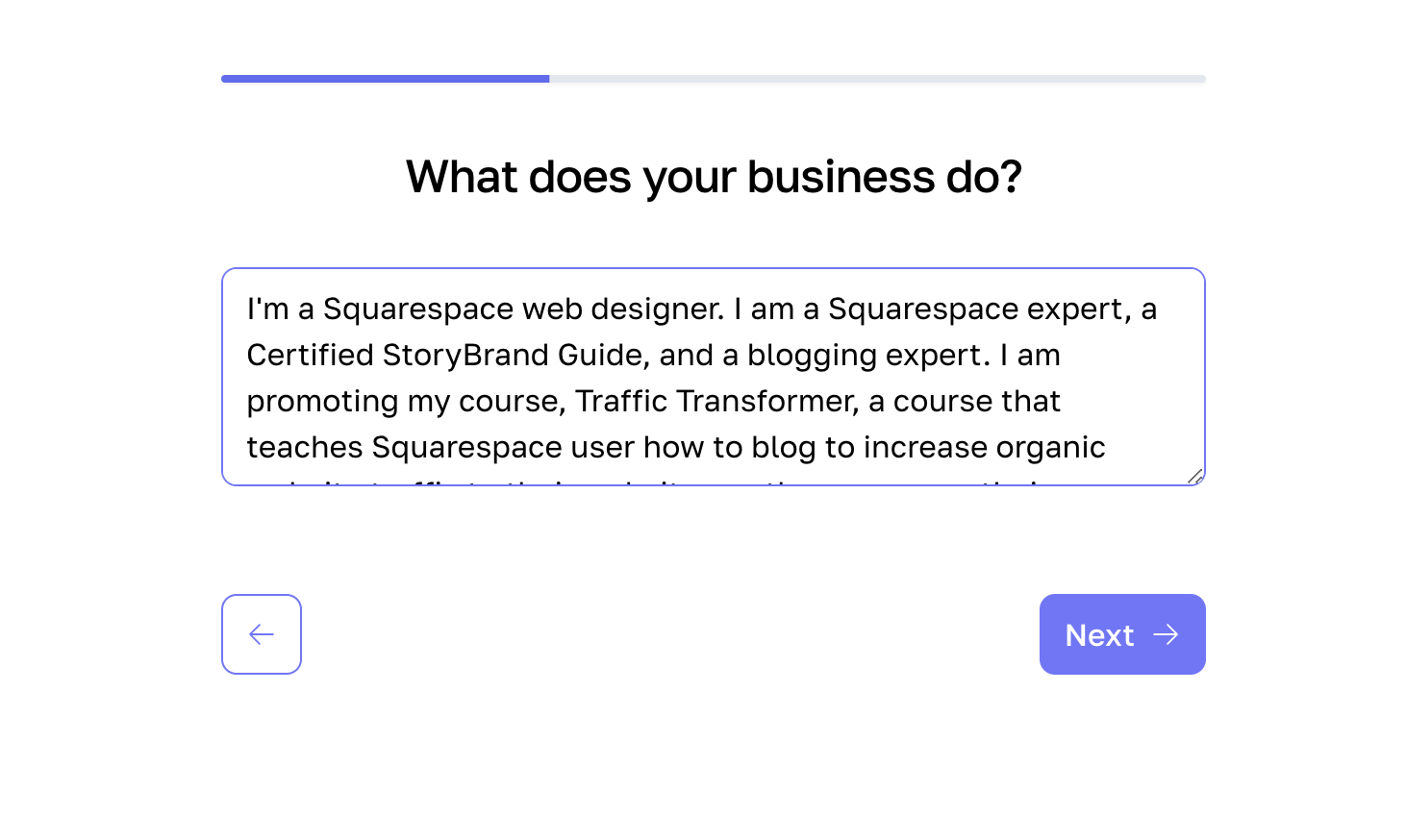 Answer What does your business do in Interact's AI tool.png