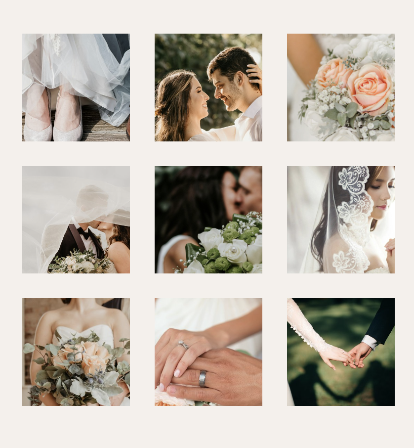 Display Gallery Grid Block 3 Across on Mobile in Squarespace