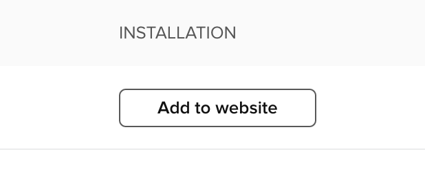 6. Select 'Add to website'