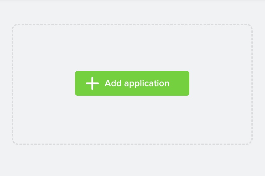 1. Select 'Add Application'