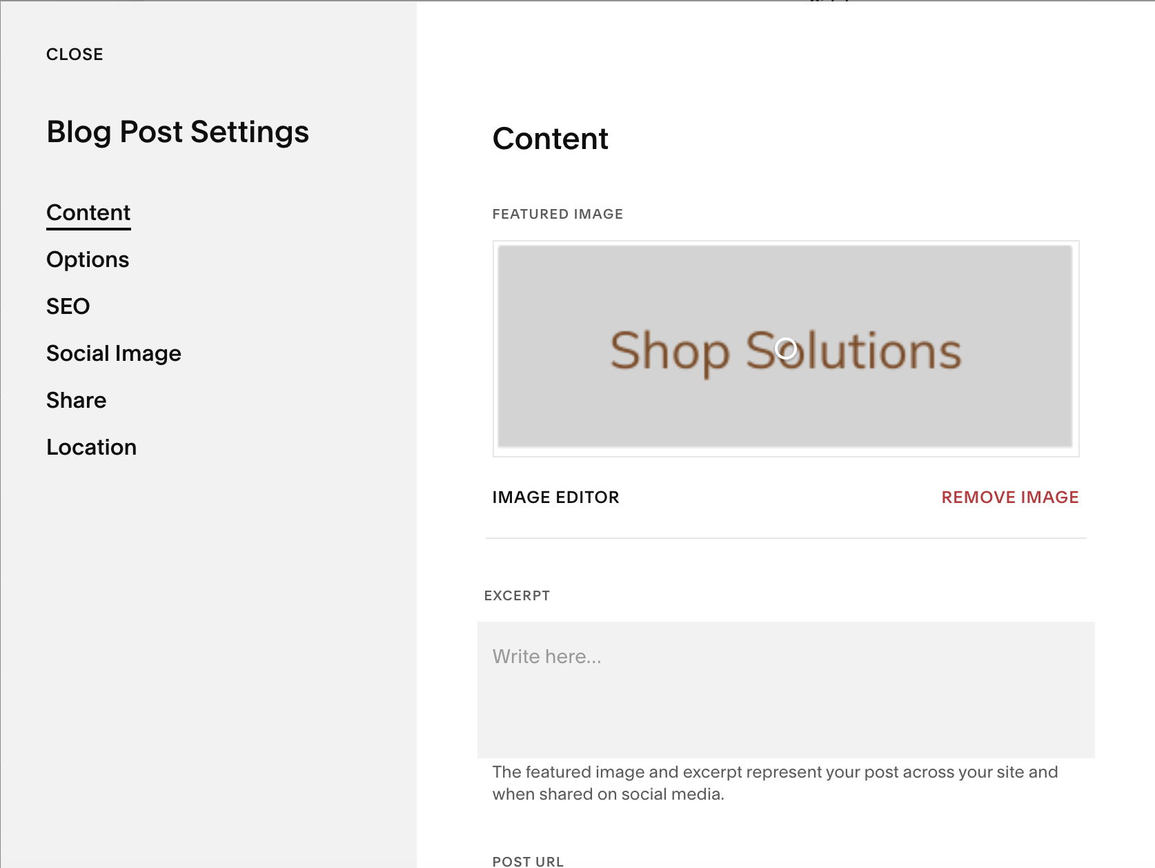 Upload your graphics as thumbnail or 'featured' images