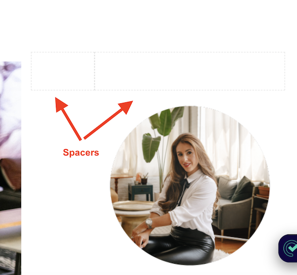 Add spacers