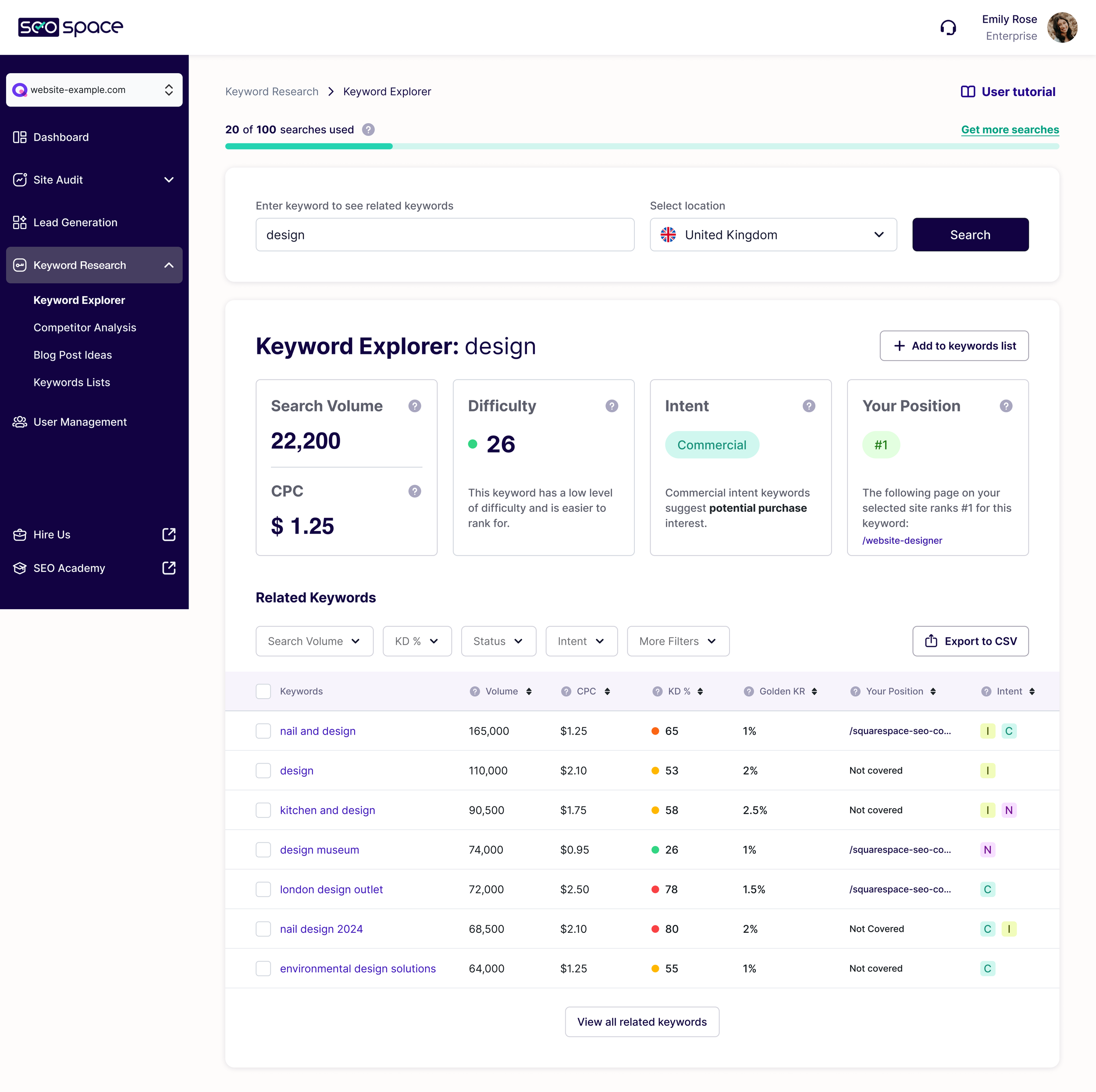 How to Do Long Tail Keyword Research using SEOSpace Keyword Explorer