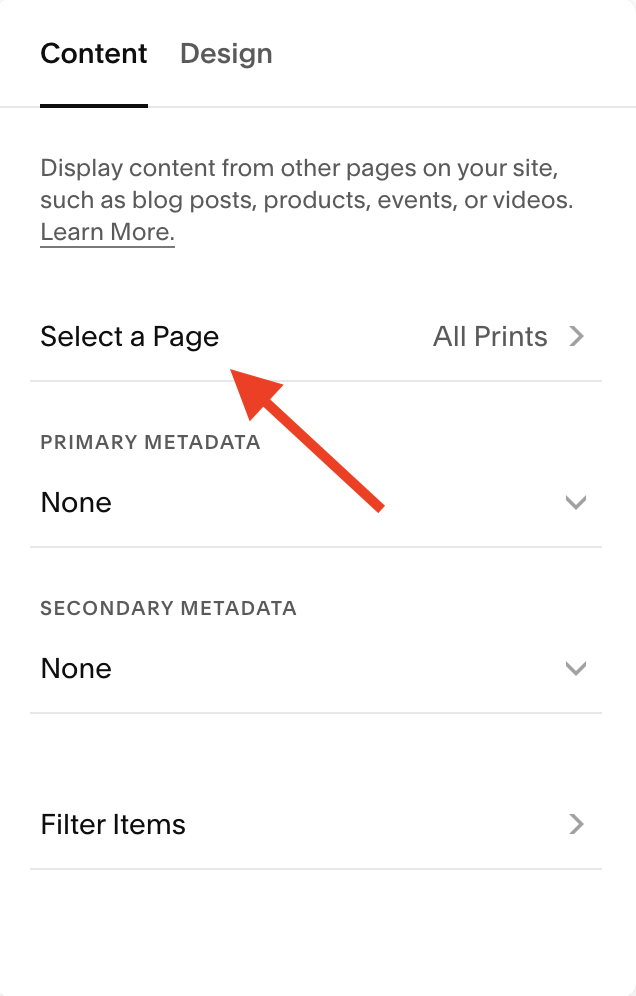Select a page