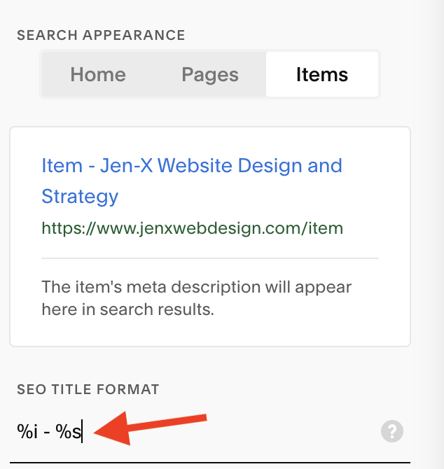 SEO Title Format