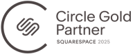 Squarespace Circle Gold Partner Logo