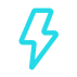 blue lightning icon