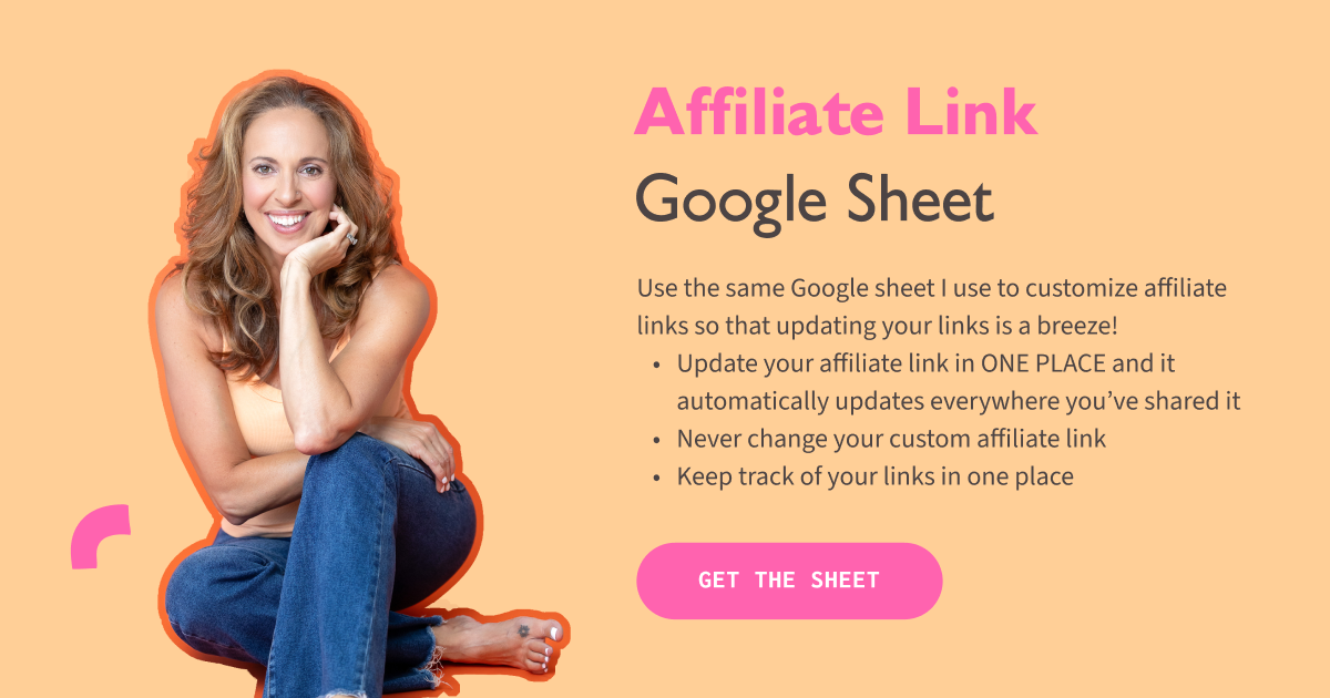 Affiliate Link Google Sheet