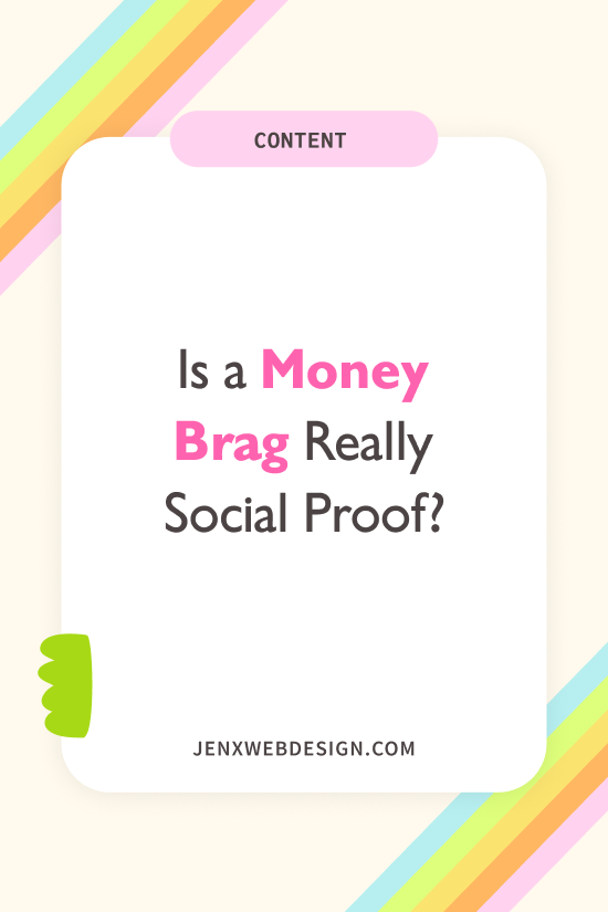 Is a Money Brag Really Social Proof?