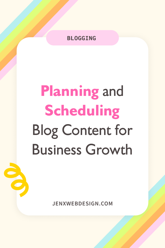 Planning and Scheduling Blog Content for Business Growth