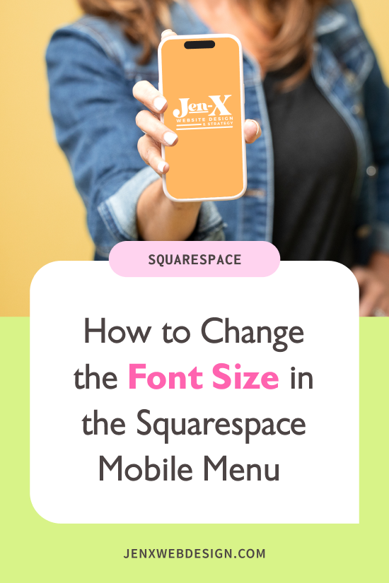 How to Change the Font Size in the Squarespace Mobile Menu 