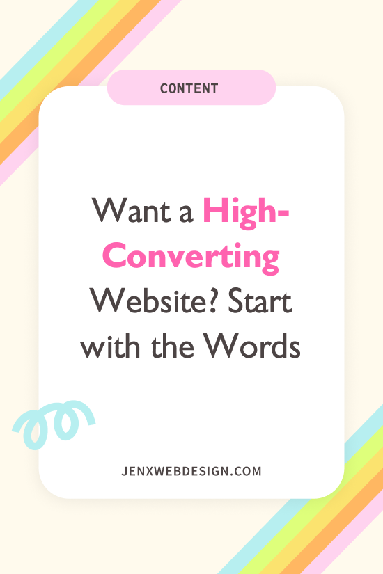 Want a High-Converting Website? Start with the Words
