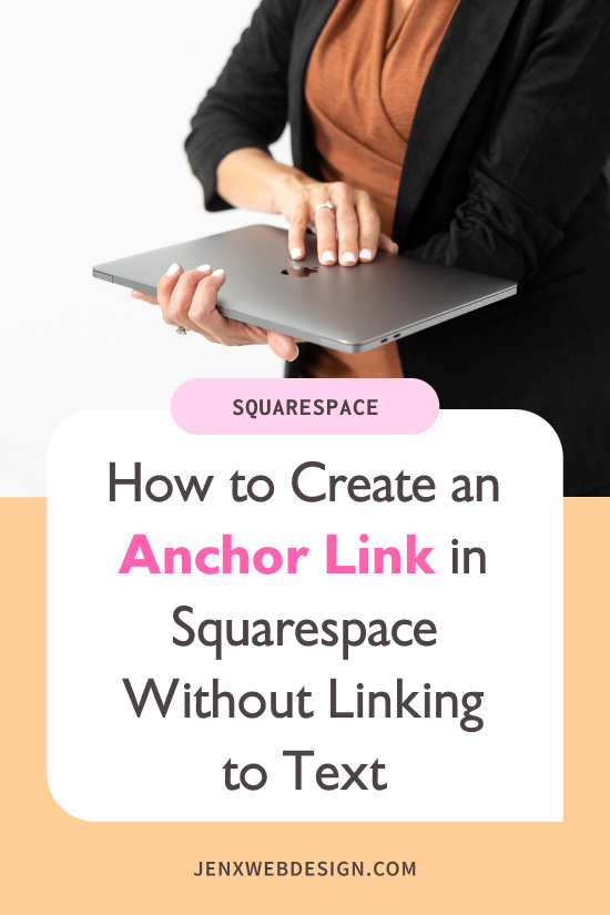How to Create an Anchor Link in Squarespace Without Linking to Text