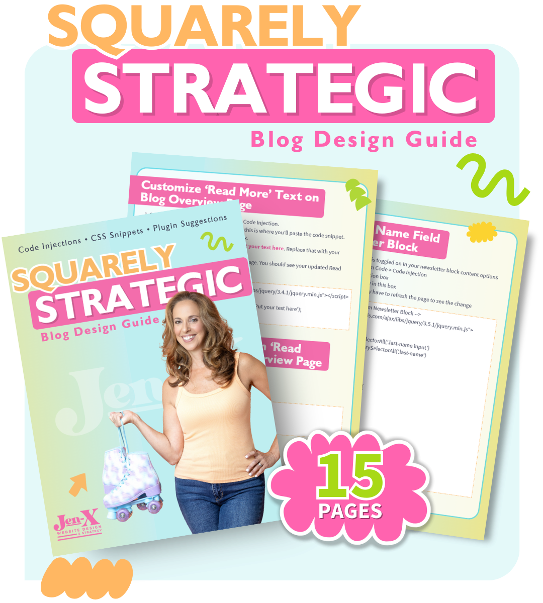 Squarely Strategic Blog Design Guide Mockup
