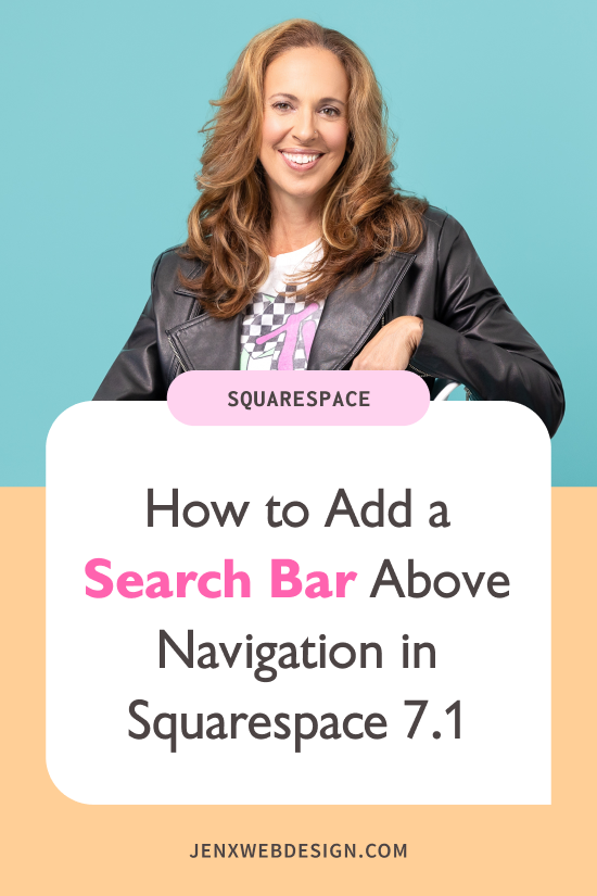 How to Add a Search Bar Above Navigation in Squarespace 7.1