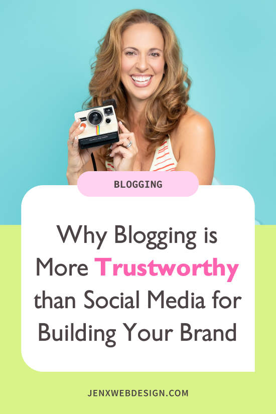 Why Blogging is More Trustworthy than Social Media for Building Your Brand