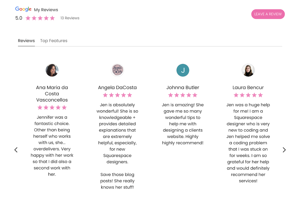 Common Ninja Google Review Widget
