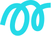 blue swirly icon