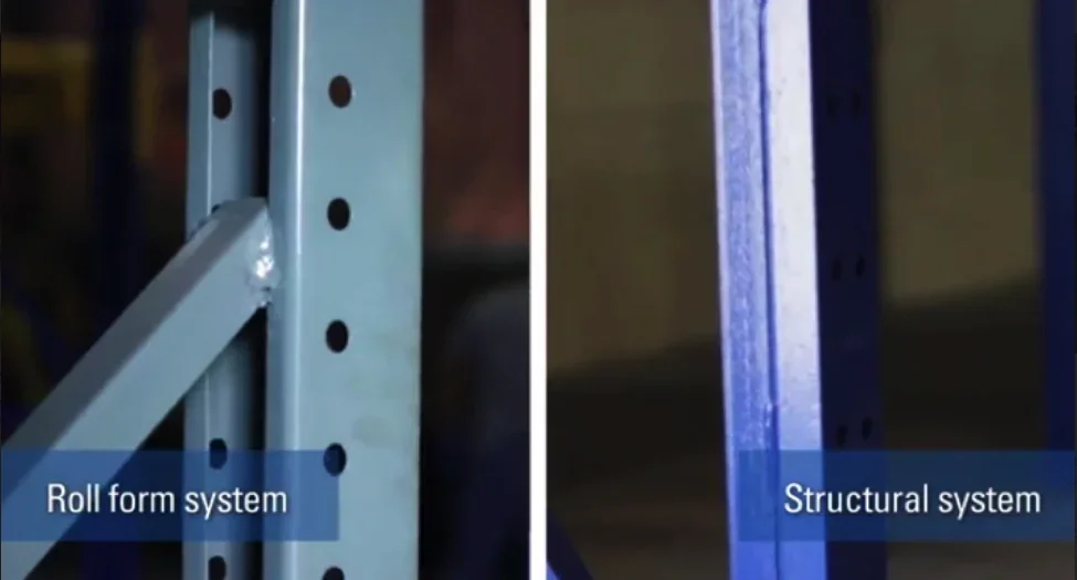 What is the difference Between Structural and Roll Form Rack?