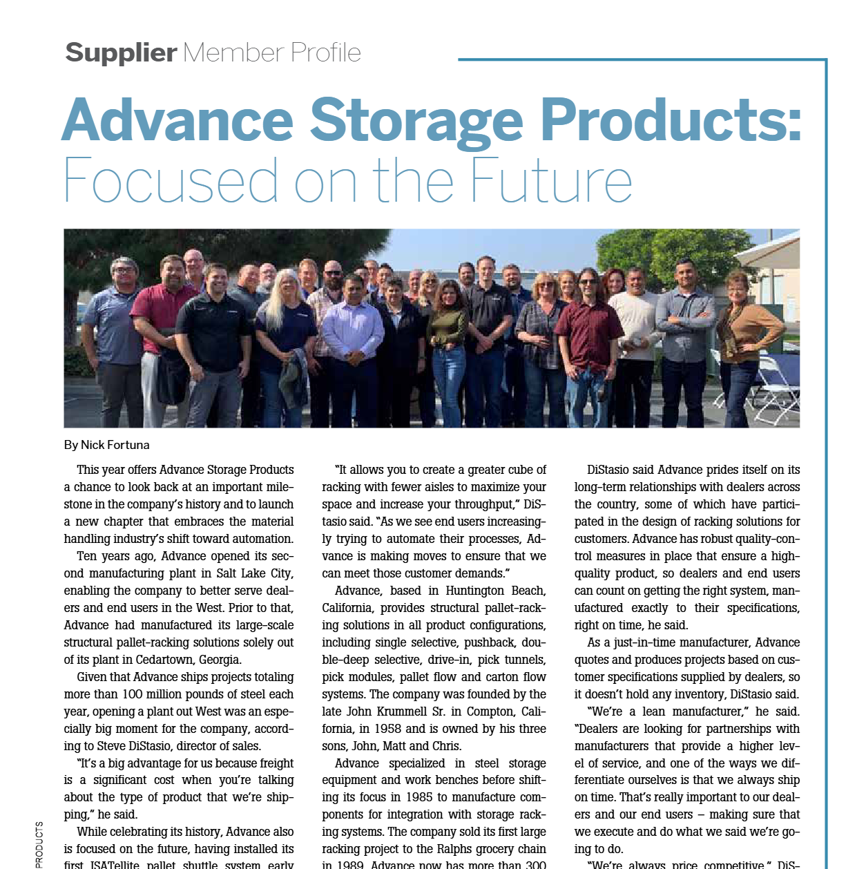 Q2 MHEDA Journal Supplier Profile