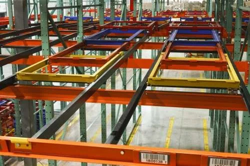 Expanded pushback carts.