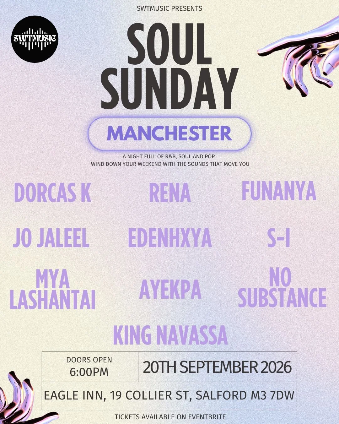 SOUL SUNDAY MANCHESTER