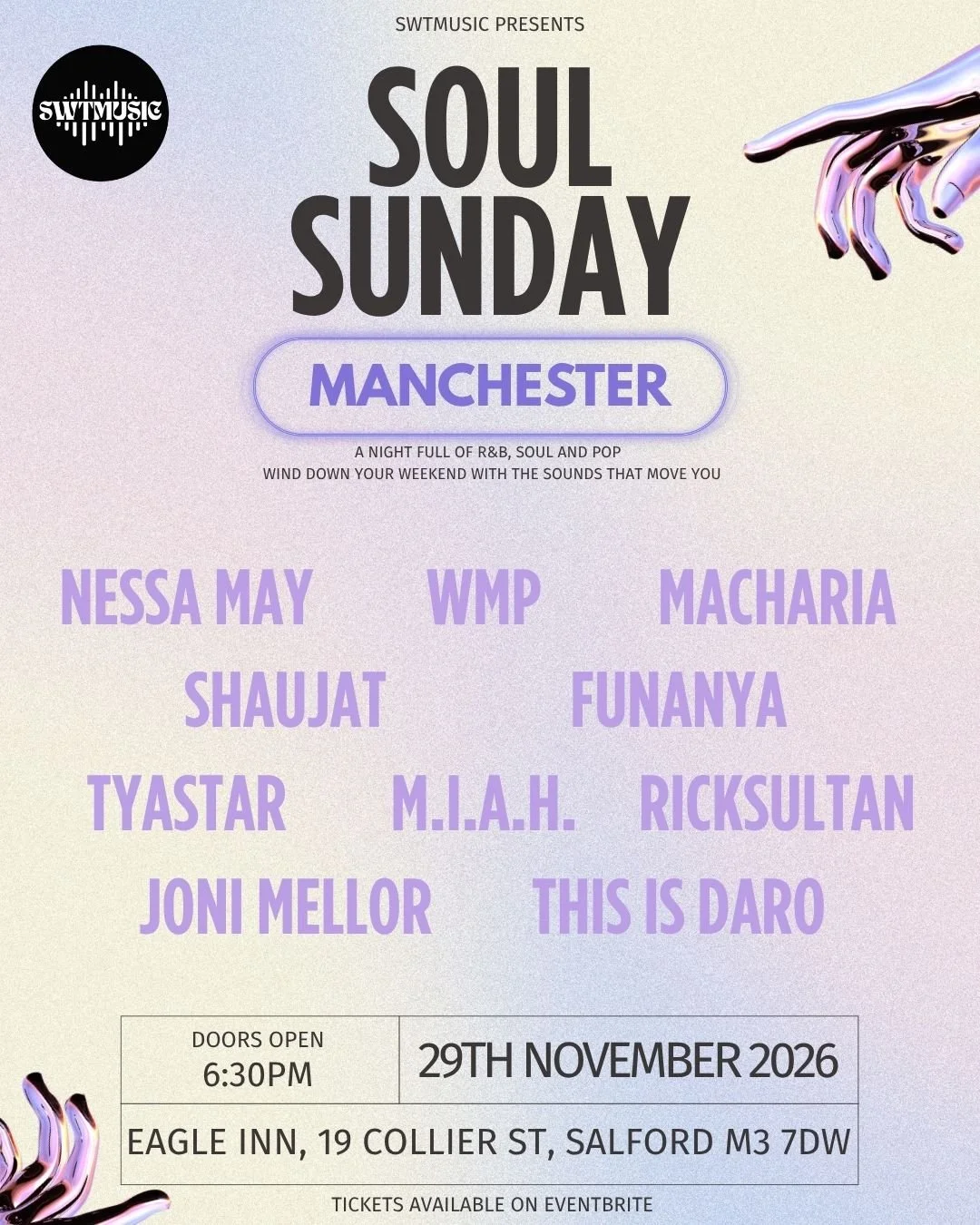 SOUL SUNDAY MANCHESTER