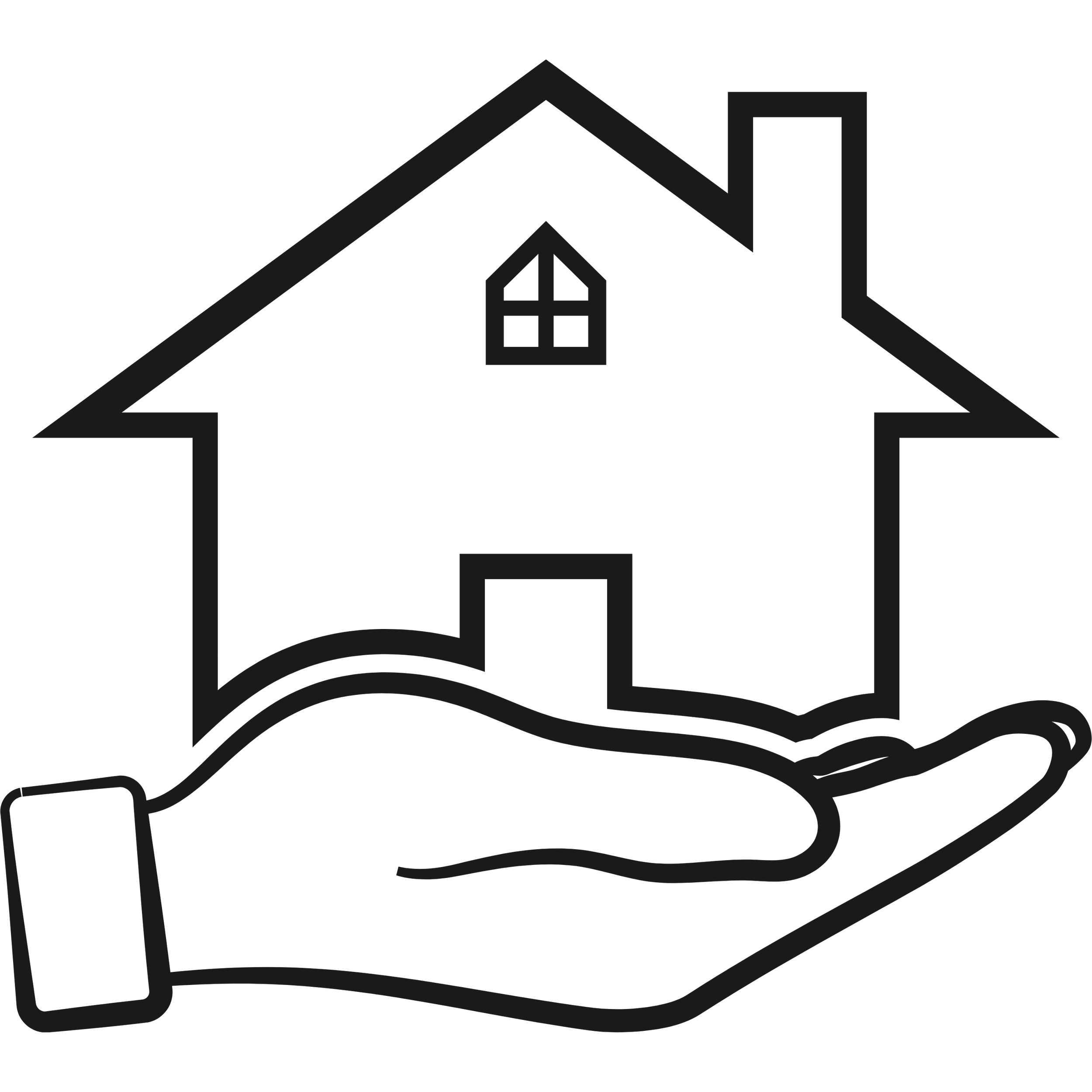 Symbol for the Real Estate Aerials service provided by Sky Optix, a drone service company in the San Francsico Bay Area. Their focuses are Real Estate Aerials, Construction Site Capture, and Roof Inspections.