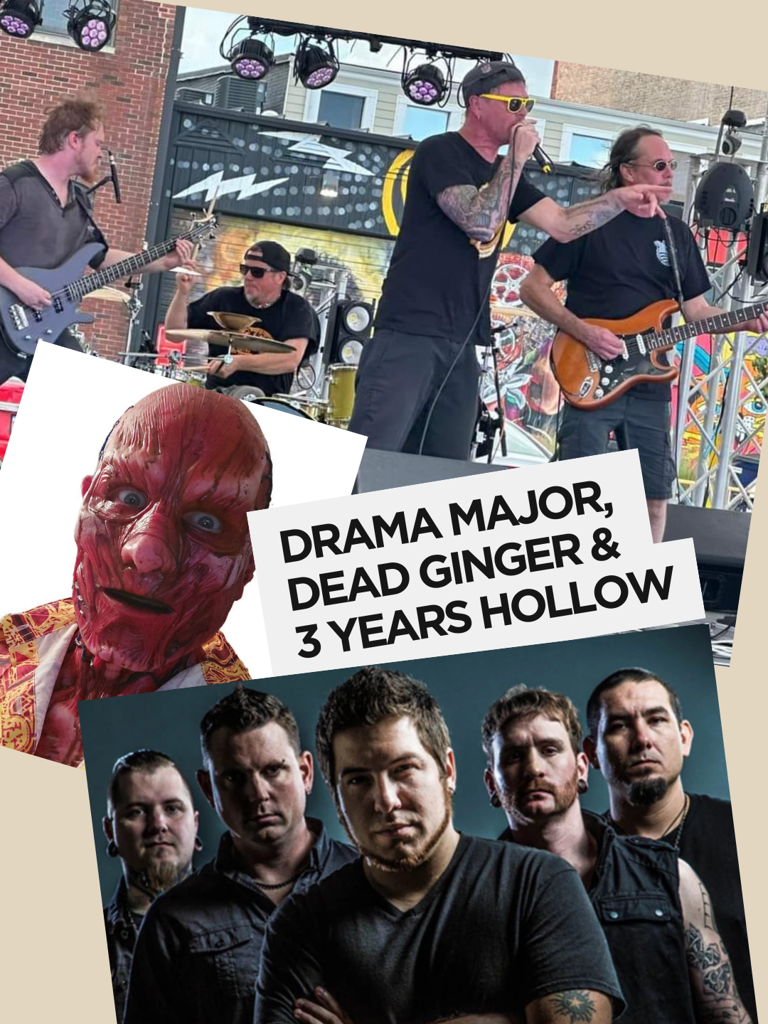 Drama Major, Dead Ginger &amp; 3 Years Hollow Acoustic Session with Jose &amp; Tony