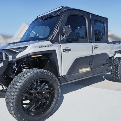 Polaris Ranger 1500 with TIS wheels and Audio Formz roof installed by Pence Motorsports