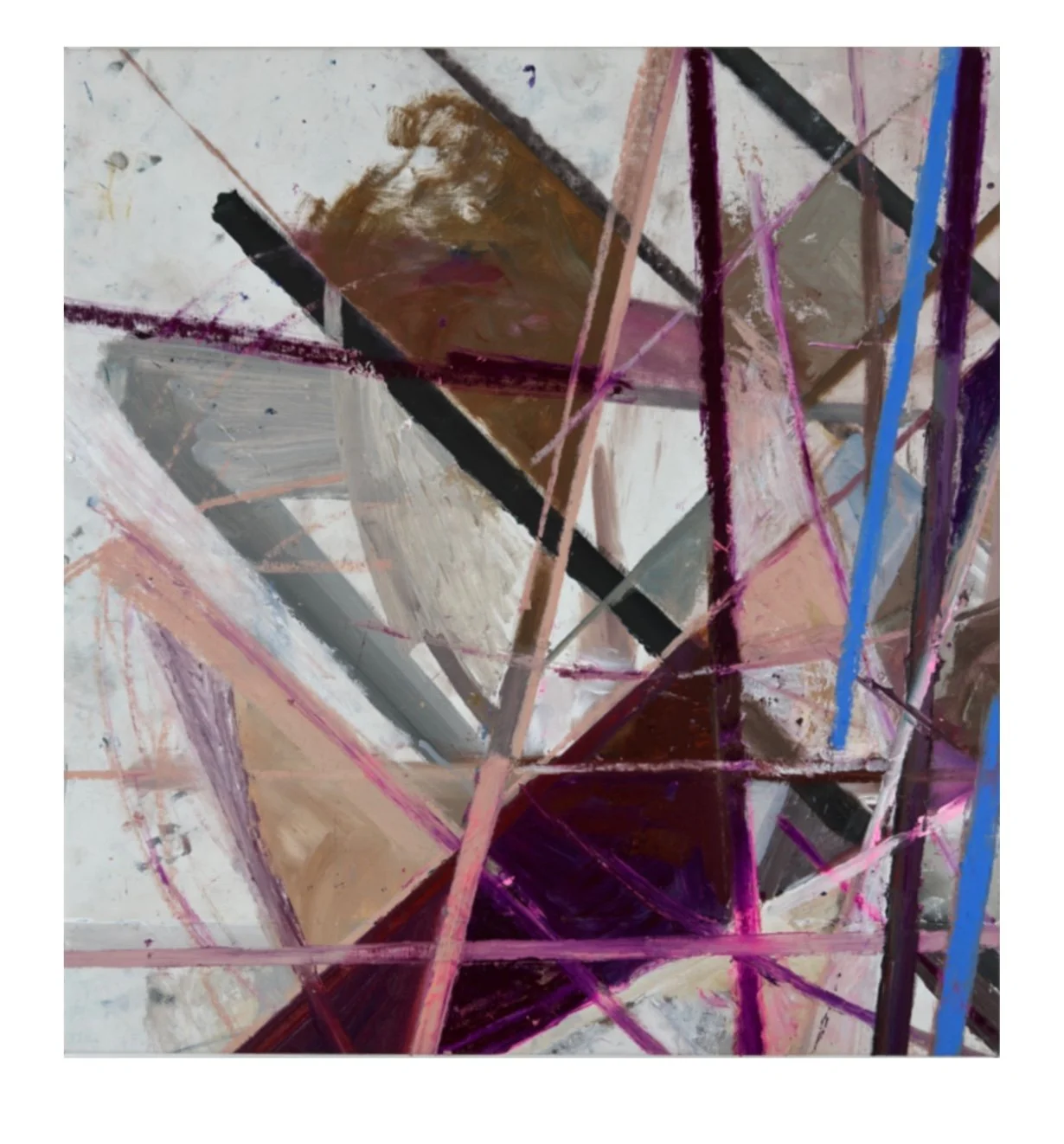 "Right Before Becoming" 
65x70 cm. Oil paint & oil sticks on canvas.

SOLD.