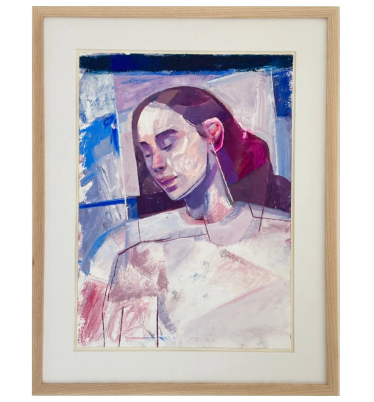 "Recovering, Rebuilding, Reclaiming" 
40,3x51,1 cm. Acrylic, oil paint & oil sticks on paper.

SOLD.