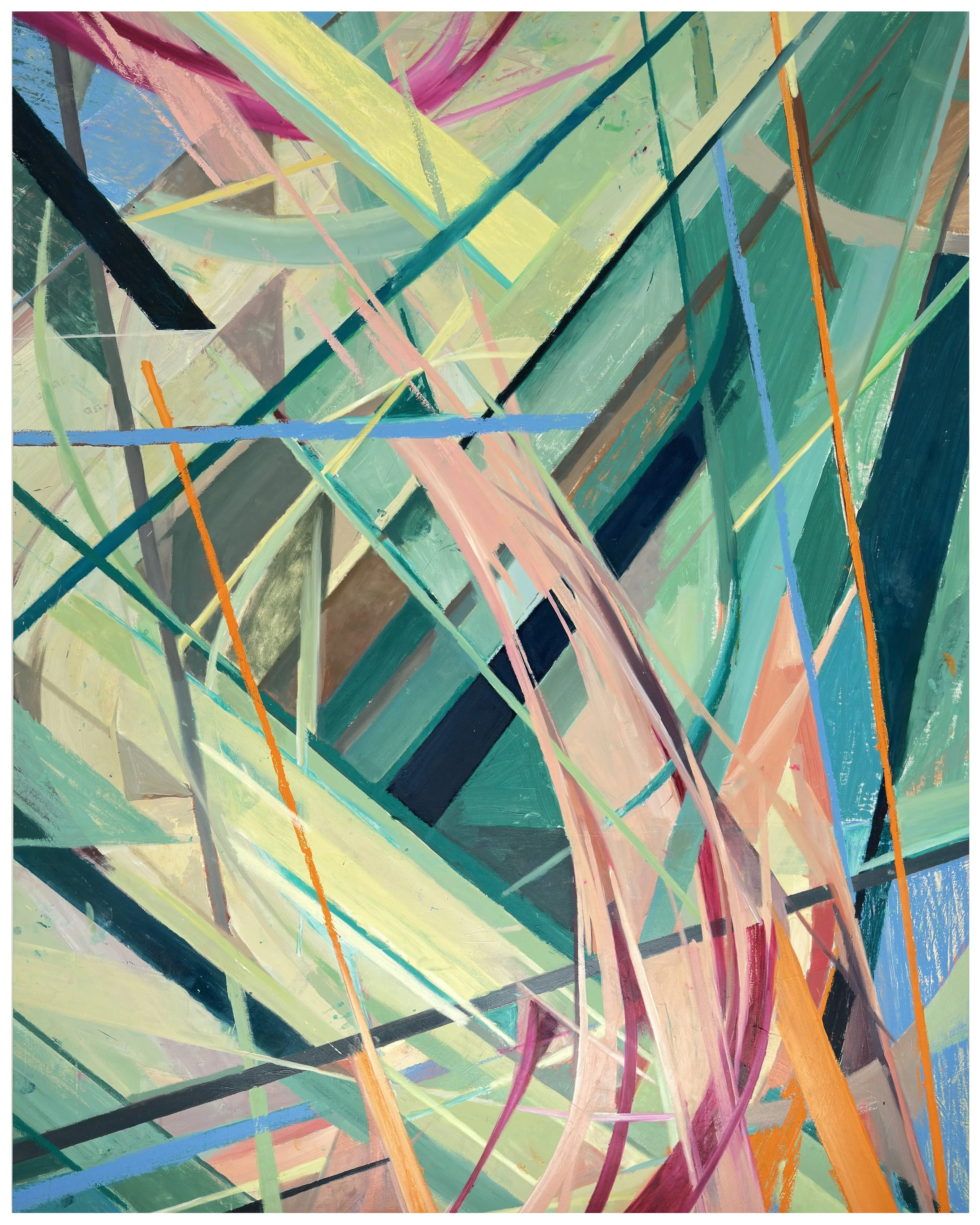 "Hope Exploding!" 
240x190 cm. Acrylic paint, oil paint & oil sticks on canvas.

SOLD.