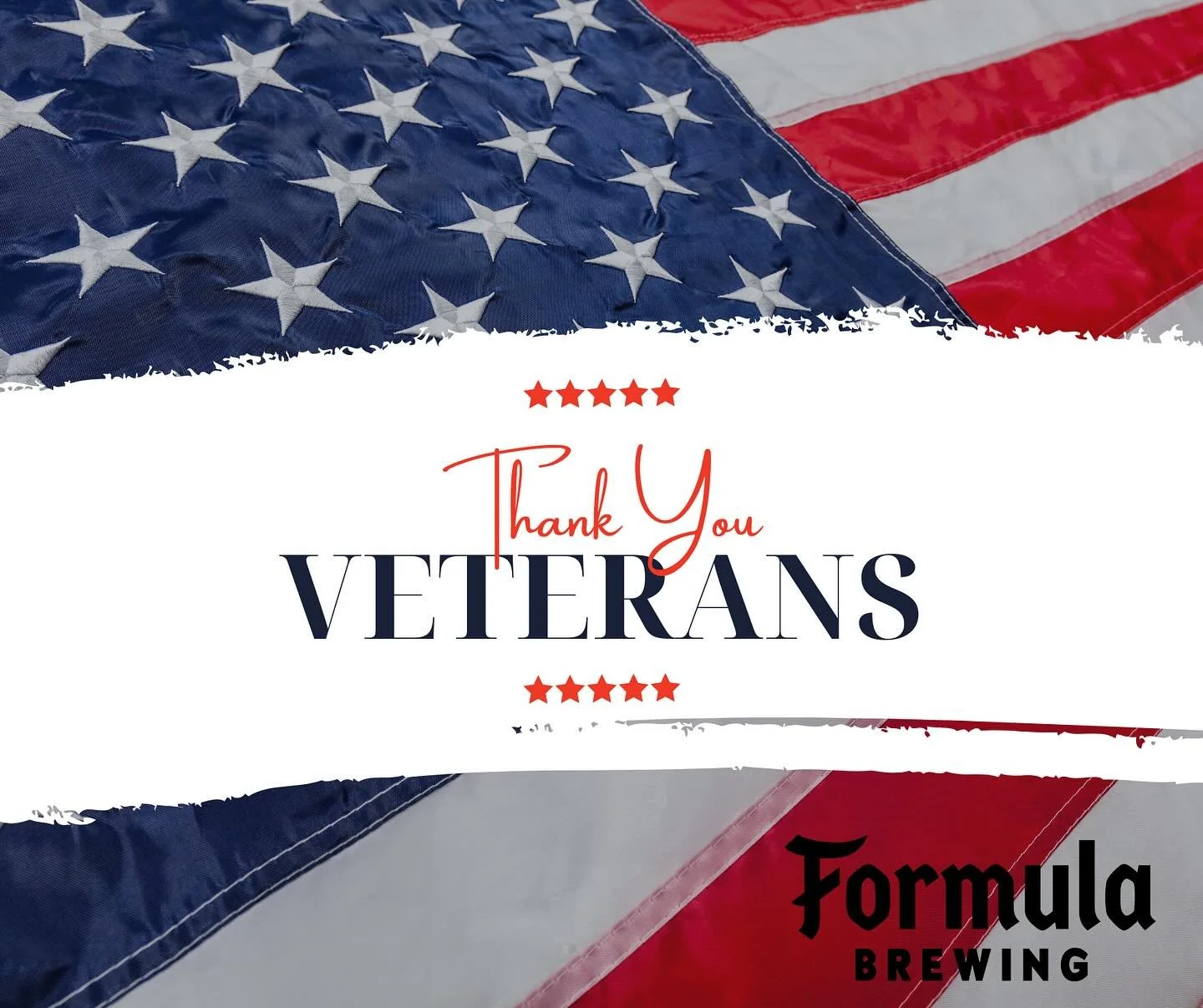 🇺🇸 Happy Veterans Day! Today we raise a pint to honor all who served. Thank you, veterans. 🍻