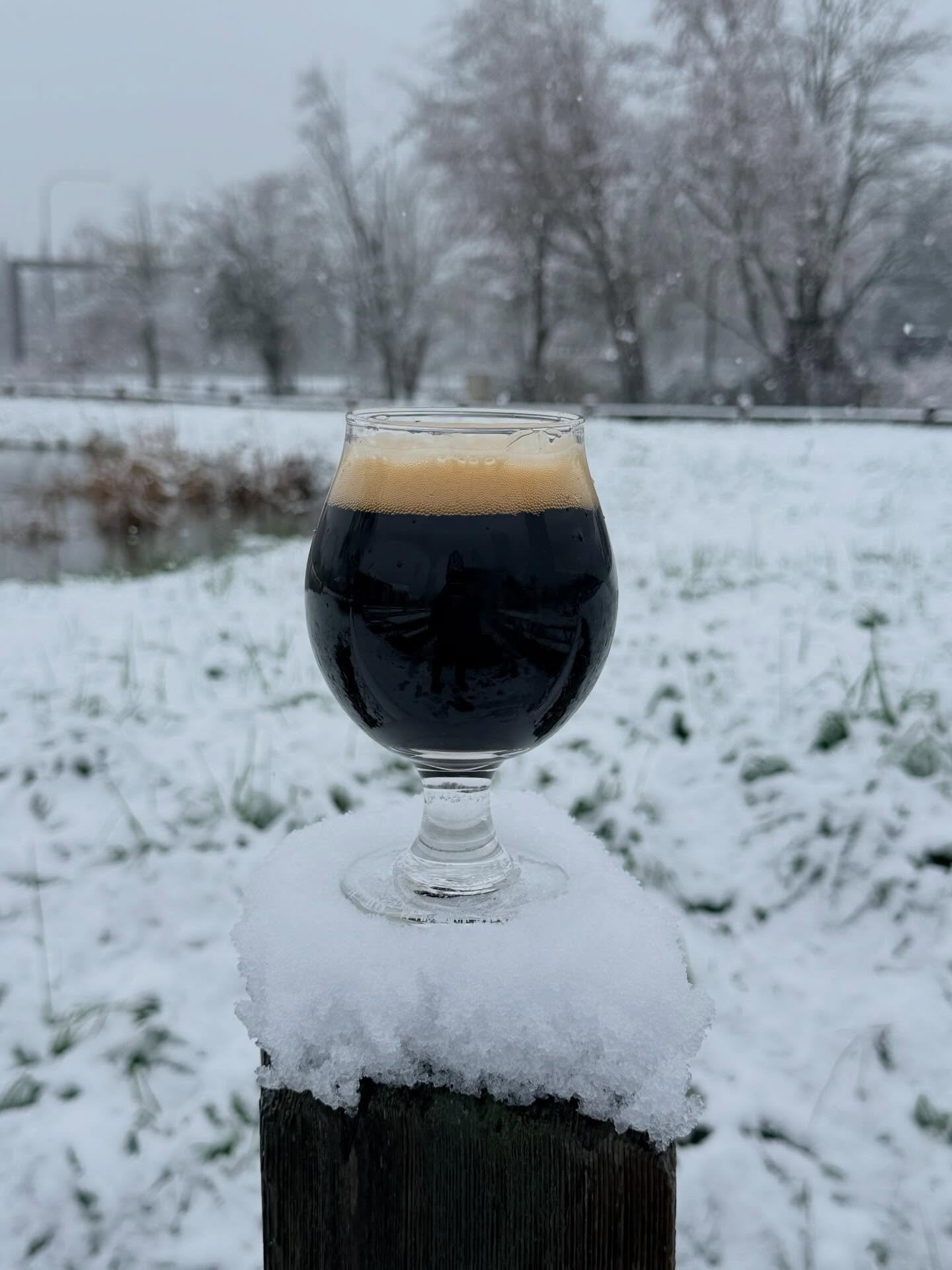 Of course there would be snow on Friday the 13th! For those that can make it safely to the brewery, we&rsquo;re open! We ask that you keep your dogs at home (service animals excluded) since our beer garden is closed. Stay safe and warm out there.