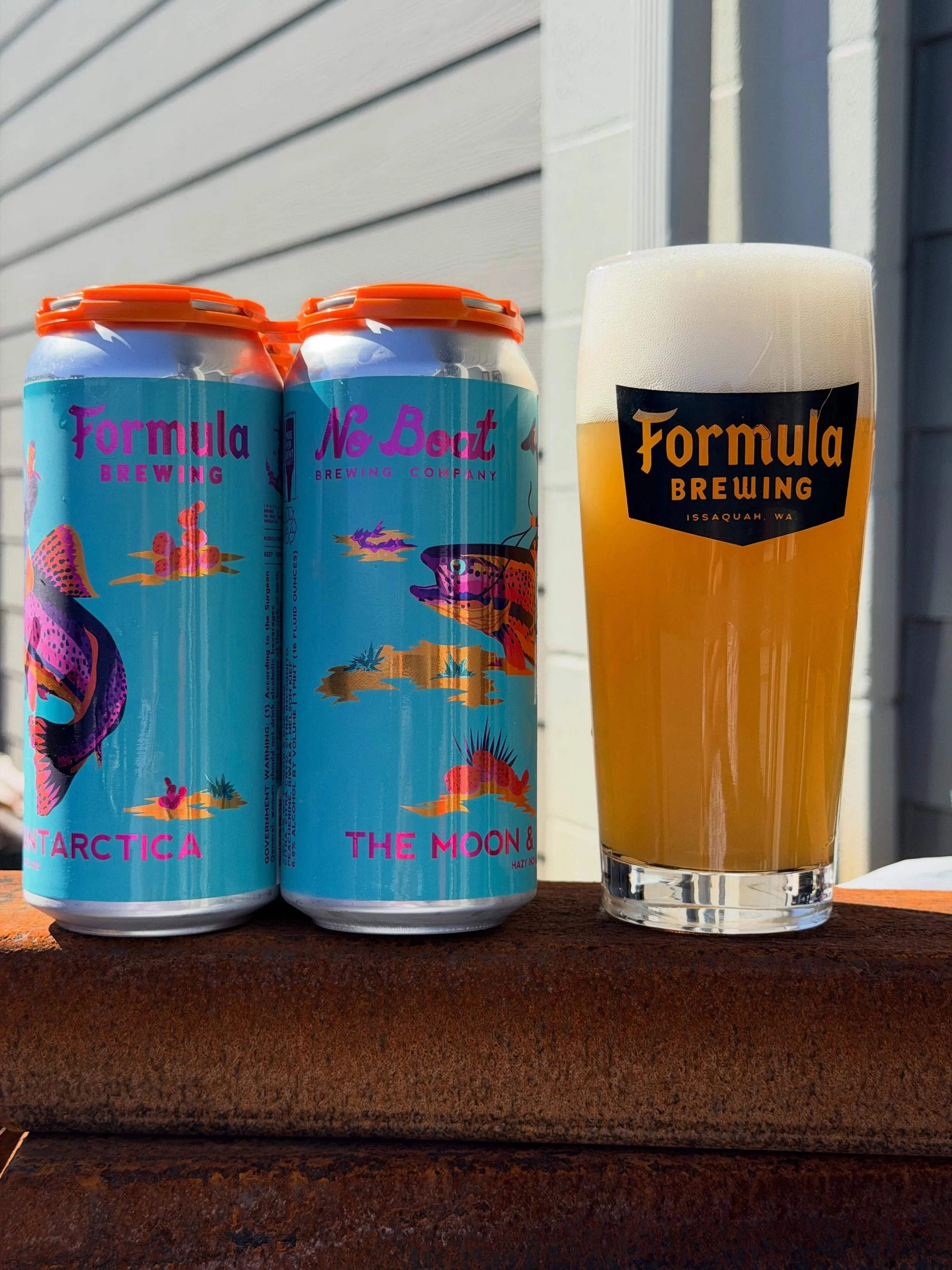 We&rsquo;re excited to announce our latest release!

The Moon &amp; Antarctica - Hazy IPA (6.9%) was brewed in collaboration with our friends just down the road at No Boat Brewing (@noboatbrewing). This hazy IPA is now available on tap and in 4-packs