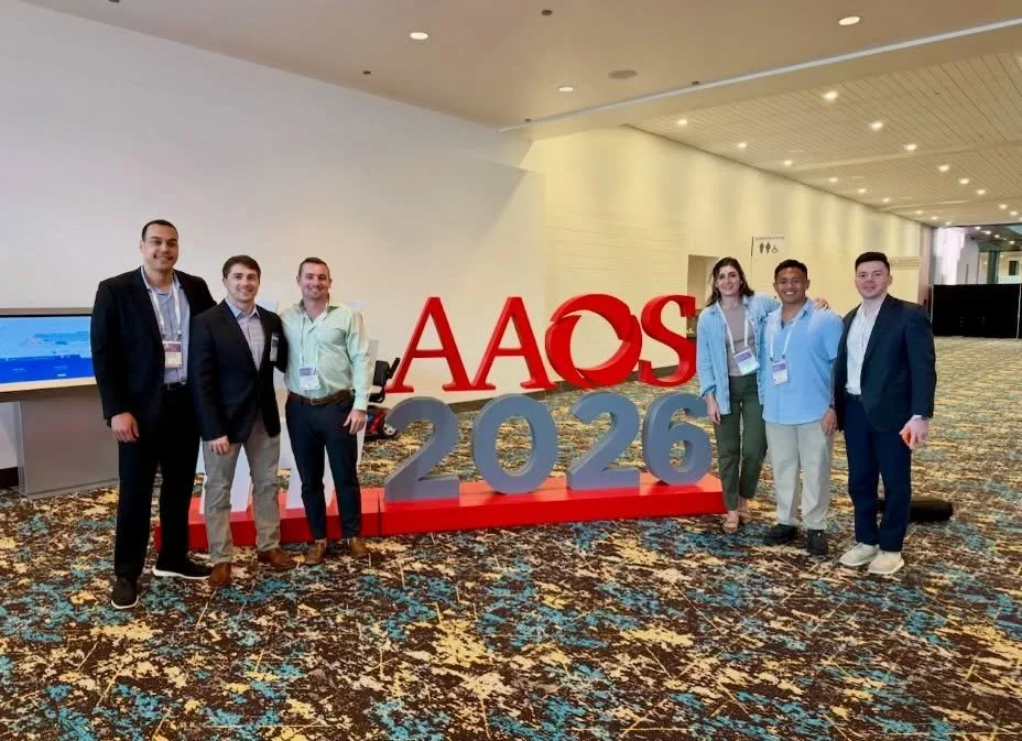 Tripler Ortho showed up strong at AAOS 2026 in New Orleans 

Shoutout to PGY-2 Jonah Liwag for presenting his work on Anti-Sclerostin therapy in Giant cell tumor of Bone and PGY-3 James Pruneski presenting his work on Achilles tears in the NFL. 

And