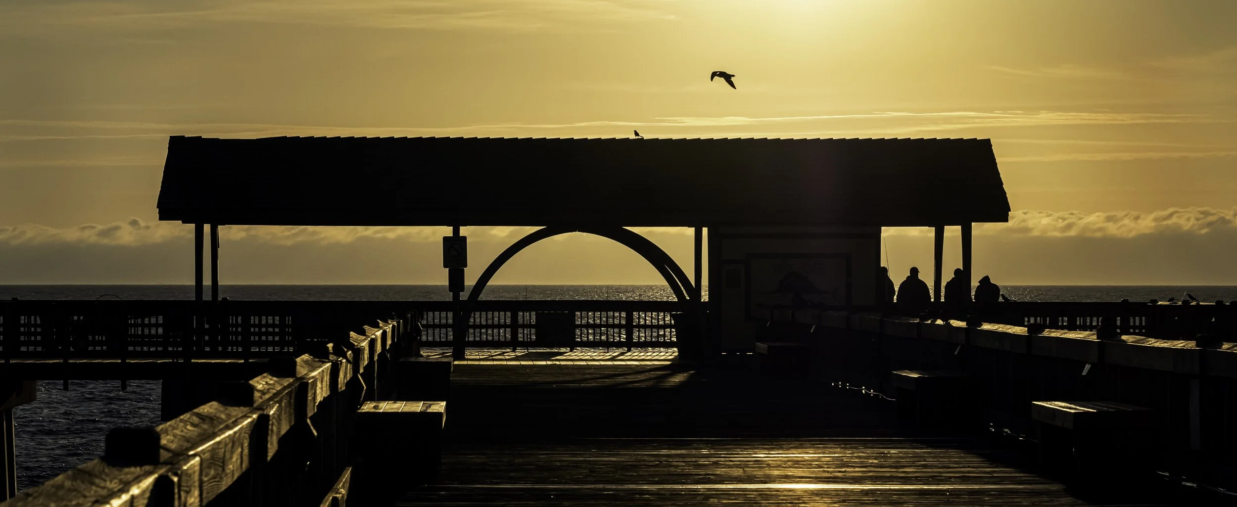 Tybee Pier at Dawn, Tybee Beach GA, 2019